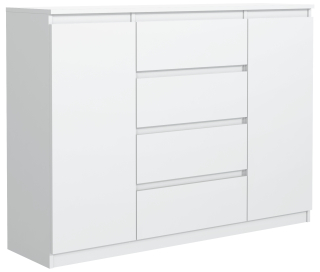 Komoda do obývačky - Zásuvka 140 cm biela Astra 140-43W