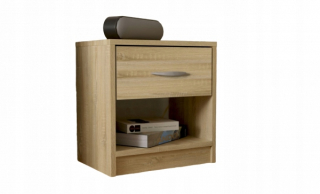 Nočný stolík - Kabinet dresser lôžko naka dub Sonoma