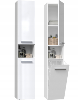 Skrinka do kúpeľne - Zrkadlo 70 cm okrúhle osvetlené prepínač LED diódy