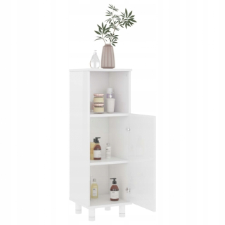 Biela kúpeľňová skrinka stojaci stĺp -SHOP 95 cm