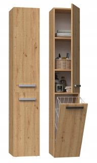 Skrinka do kúpeľne - Kúpeľňová skrinka stojan bar Bin Nel IV Oak Art