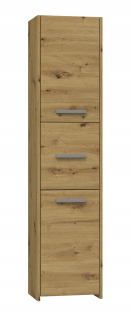 Skrinka do kúpeľne - Kúpeľňová skrinka Rack S43 Oak Artisan