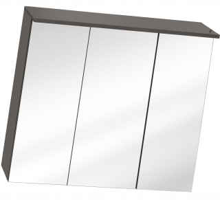 Skrinka do kúpeľne - Zrkadlo v blízkosti okrúhleho podsvietenia LED FI 90 cm