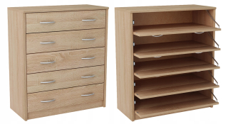 Botník do predsiene - Obuv skrinka K022 Sonoma Farby Furniture-Bestseller
