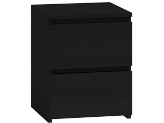 Nočný stolík - Black Mat Marcysia M2 Spálňa
