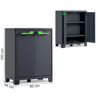 Regál policový - Kabinet KETER Moby Low Cabinet Economic Garden Cabinet