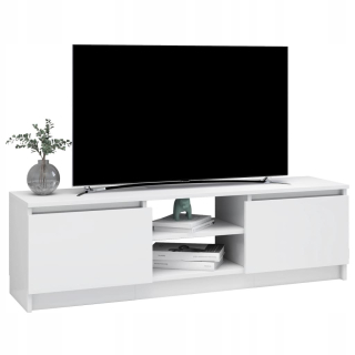 Skrinka pod TV - Biely lesk kabinet 120x30x35.5 cm