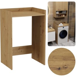 Skrinka do kúpeľne - Pouf Basket Pouf Wash Container+priehradka 2in1 wenko