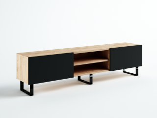 Skrinka pod TV - Molde - posuvná šatníka 190 x 245 cm na dimenziu