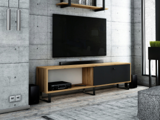 Skrinka pod TV - RTV Modex 200 Wotan Loft Priemyselný štýl
