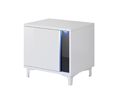 Nočný stolík - Marco P / 2 Color LED Blands Blove Blood Cabinet!