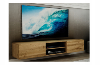 Skrinka pod TV - Veľký inteligentný Pouf pre obývaciu izbu Corduroy Dark Graphite 34