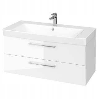 Skrinka do kúpeľne - Skrinka z lara washbasin 100 cm bielych Cersanit Mille
