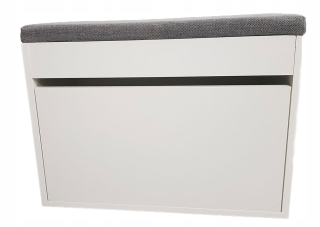 Botník do predsiene - Obuv kabinet ukladací priehradka 60 cm biela
