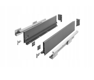 Kuchynské zasuvky - GTV Axis Pro zásuvka médium L300 H116 Anthracite