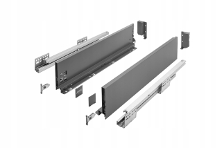 Kuchynské zasuvky - GTV Axis Pro zásuvka médium L400 H116 Anthracite