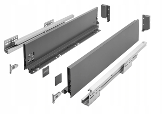 Kuchynské zasuvky - GTV Axis Pro zásuvka médium L500 H116 Anthracite