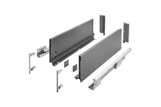 Kuchynské zasuvky - GTV Axis Pro zásuvka High L400 H167 Anthracite