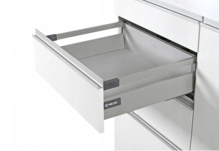Kuchynské zasuvky - Stolička Hoker prešívaná velor Grey