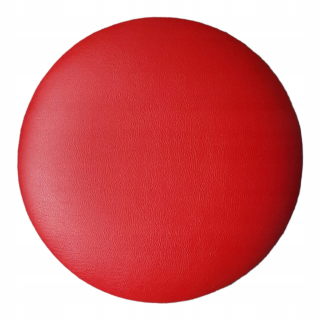 Stolík, taburetka - Červené sedadlo pre Chrome Stool 35 cm