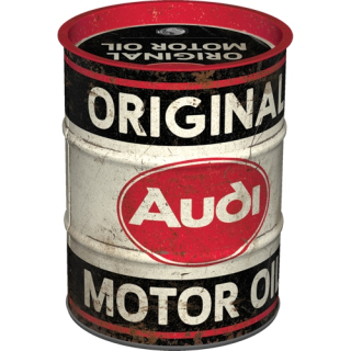 Pokladnička pre deti - Piggy Bank Audi Motor Oil Cant Can