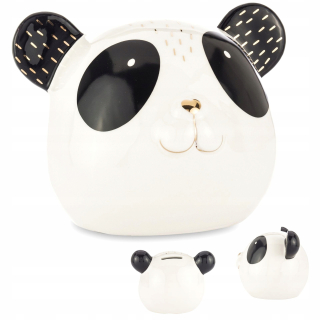 Pokladnička pre deti - Piggy Bank pre deti, veľký otvárací panda medvedíka 14.5