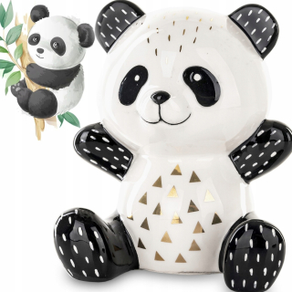 Pokladnička pre deti - Piggy Bank Teddy Bear panda veľký darček pre deti