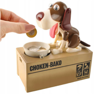 Pokladnička pre deti - Piggy Bank Dog Eats Interactive Coins