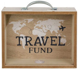 Pokladnička pre deti - Piggybook Travel Fund Kasa na mapu cesty sveta