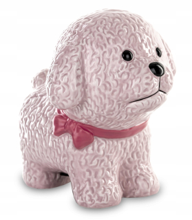 Pokladnička pre deti - Piggy Bank Figurín Pink Ceramics 12.5x10x13