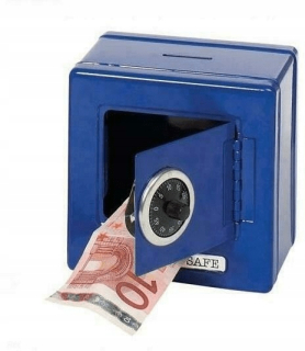 Pokladnička pre deti - Pankón modrý Sejf