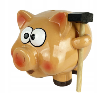 Pokladnička pre deti - Bankone Ceremic Ceramic Pynka Veľká 12x14