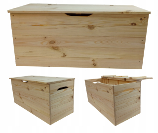 Komoda, box do spálne - Sosnowy Gear/ Kufer Kud Veľkosť S - 85L/ Natur