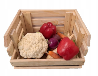 Prepravka, box - Drevený box na zeleninu a ovocie
