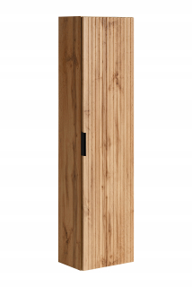 Skrinka do kúpeľne - Vysoká kúpeľňa Post 140 cm Wotan Oak Cabinet