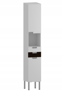 Skrinka do kúpeľne - Cersanit Lara Skrint s mestskou kamžou 60 cm