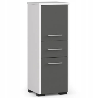 Skrinka do kúpeľne - Rattan Dresser Cabinet Svetlo hnedá knižnica 4 zásuvky
