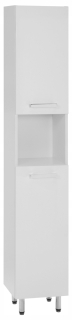 Skrinka do kúpeľne - Stály lupo -White Post 30 cm šírka