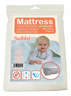 Chránič na matrac - Nadácia Snibbs s elastickým pásmom 120x60 cm frota