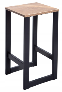 Stolík, taburetka - Solid Metal Hocker Loft 58 cm - stolička, stolica