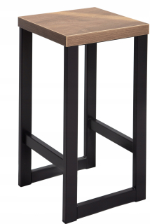 Barová stolička do kuchyne - Masívne kovové Hocker podkrovie 60 cm - stolička - PR