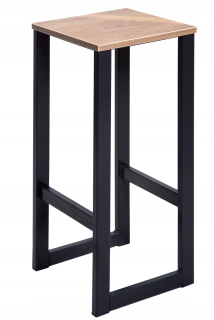 Stolík, taburetka - Solid Metal Hocker Loft 73 cm - stolička, stolička