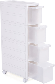 Regál, komoda do kúpeľne - SongMics Kfr05w kúpeľňa kúpeľňa biela 84,5x18x46
