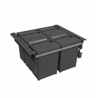 Kôš na triedenie odpadu - Loft Loki System Black ROC Design bez sprievodcu