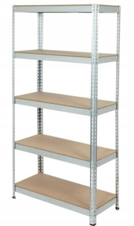 Regál policový - Stabilná kovová polica 180x90x40cm 175 kg AC Poličky