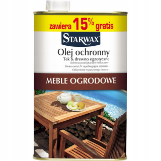 Ochranný olej Starwax pre teak a exotický