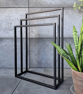 Skrinka do kúpeľne - Triple Towel Rack Loft Industrial