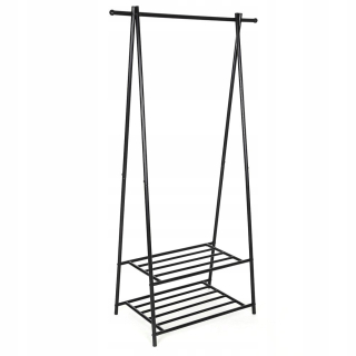 Lavica, taburetka do predsiene - Oblečenie a topánky Black 87,5x41x15