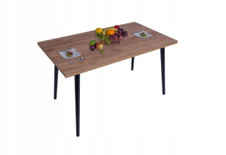 Kuchynský stôl - Tabuľka 120x68x38 Oak Lancelot N.oslo čierna príležitosť