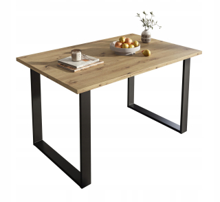 Stôl do obývačky - ART TABUĽKA 125 CM Industrial Salon DąB Artisan